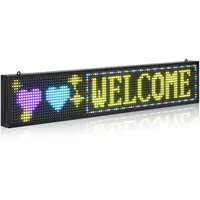 Vevor Programmierbares LED-Schild P10, vollfarbiges, flexibles digitales Scroll-Panel, DIY-Anzeigetafel