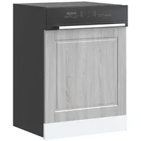 VidaXL Geschirrspülerblende Porto Grau Sonoma 60x1,5x67 cm