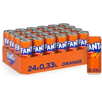 Coca Cola Fanta Orange Erfrischungsgetränk 24x 330ml