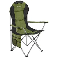 Juskys Campingstuhl Lido mit Getränkehalter & Tasche - Camping