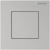 Geberit Typ 40 Urinal-Steuerung 116217FW1 pneumatisch, Square, gebürstet, easy-to-clean-beschichtet