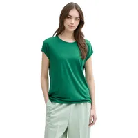 Tom Tailor Denim Damen 1030942 T-Shirt, 14581-Luscious Pine Green,