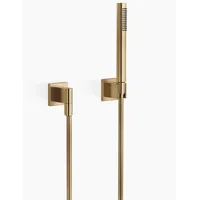 Dornbracht Schlauchbrausegarnitur mit Einzelrosetten, 27808980-39, Farbe: Dark Brass gebürstet