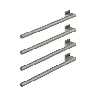Dornbracht Handtuchwärmer, 4-fach 83304980-19 SERIENSPEZIFISCH Wandmontage, Ausladung links ,