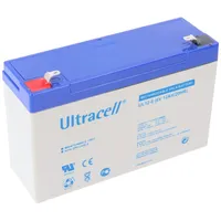 Ultracell UL12-6 Blei Akku 6 Volt 12Ah mit Faston