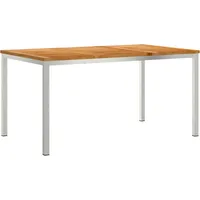 VidaXL Gartentisch 150 x 90 x 75 cm Teak