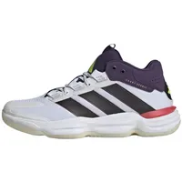 Adidas Courtstabil M Hallenschuhe Herren in ftwwht-aurmet-aurplu, Größe 42