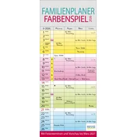 Korsch Verlag Familienplaner Farbenspiel 2026
