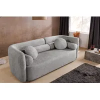 Riess-Ambiente Modernes Sofa ART DECO 200cm grau Bouclé 3-Sitzer