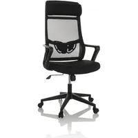 HJH Office Bürostuhl NEKEO Stoff/Netzstoff ergonomischer Drehstuhl mit Armlehnen