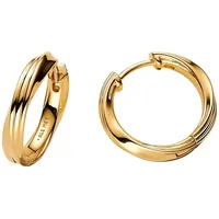 Pandora Essence Verdrehte Creolen-Ohrringe aus 14 Karat Vergoldetem Sterling