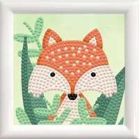 Needle art world Diamond Painting Mini Wald Fuchs