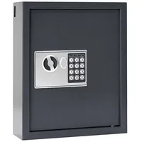 VidaXL Digitaler Safe Mit Schloss Grau 30 X 10