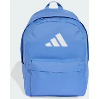 Adidas Unisex Classic 3BARS BACKPACK, Blue Fusion/White, One size