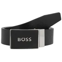 Boss Icon Wendegürtel Leder 105 cm schwarz