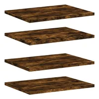 VidaXL Wandregale 4 Stk. Räuchereiche 40x30x1,5 cm Holzwerkstoff