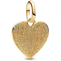 Pandora Gravierbares Herz Gold 763824C00