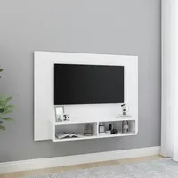 VidaXL TV-Wandschrank Weiß 120x23,5x90 cm Holzwerkstoff