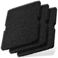 Vioks Schaumfilter Set 3x Ersatz für Beko 2964840100 240x155x11mm