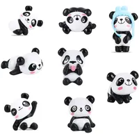 Bessy shop Panda Dekoration,8 Stuck Niedliche Panda Tortenaufleger Ornamente