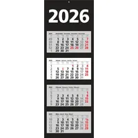 Adina 2026 Adina Wandkalender Viermonatskalender in Blockform mit Tagesanzeiger