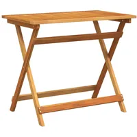 VidaXL Gartentisch Klappbar Rechteckig 100x55x75 cm Massivholz Akazie