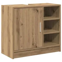 VidaXL Waschbecken-Schrank Artisan Eiche 63x29x55 cm Holzwerkstoff