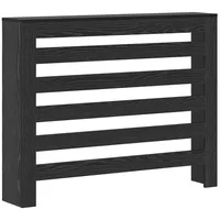 VidaXL Heizkörperabdeckung Schwarze Eiche 104x20x82 cm Holzwerkstoff
