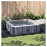 VidaXL Rechteckige Poolabdeckung Schwarz Polyethylen 550 x 280 cm