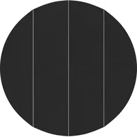 VidaXL Poolabdeckung Schwarz Ø 458 cm