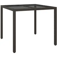 VidaXL Gartentisch 90 x 90 x 75 cm Braun