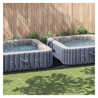 VidaXL Rechteckige Poolabdeckung schwarz 820 x 420 cm
