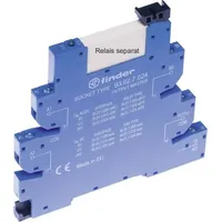 Finder 93.62.7.024 Relaissockel mit Haltebügel, mit LED, mit EMV-Entstörbeschaltung