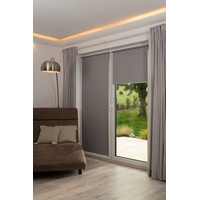 K-HOME Springrollo Klemmfix-Rollo, K-HOME, verdunkelnd, Klemmfix grau 50 cm