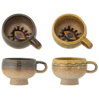 Bloomingville Oculus Tasse 0,22 l Braun 2 St.