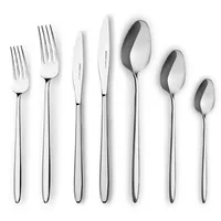 KARACA Flow 84-tlg Edelstahl Besteck Set für 12 Personen,