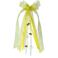 NESTLER Schultüte Nestler Schultütenschleife creme/gelb/natur 23x50cm