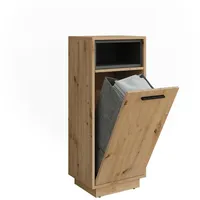 Vicco Wäscheschrank Artisan Eiche/Anthrazit 38 x 93 cm mit