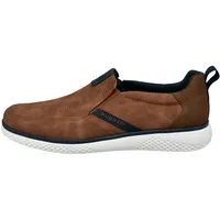 Bugatti Slipper Freizeitschuh, Halbschuh mit Stretcheinsatz braun