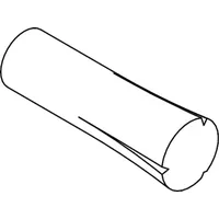 Industrial Quality Supplies ISO 8745 Passkerbstift, ST 2,5x12 HP