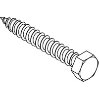 Industrial Quality Supplies ISO 1479 Sechskant-Blechschraube, C mit Spitze,