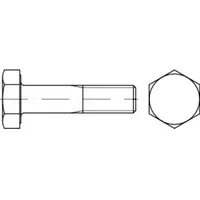 Industrial Quality Supplies EN 14399-4 Sechskant-Passschraube, 10.9 -P- M12x60
