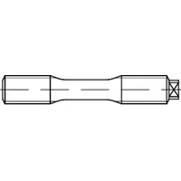 Industrial Quality Supplies DIN 2510 Schraubenbolzen mit Dehnschaft, L=