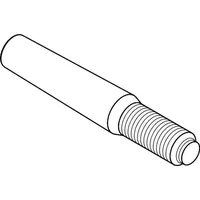 Industrial Quality Supplies ISO 8737 Kegelstift mit Gewindezapfen, ST