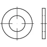 Industrial Quality Supplies ISO 7089 Unterlegscheibe Form A ohne