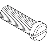 Industrial Quality Supplies DIN 920 Flachkopfschraube mit Schlitz, kleiner