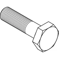 Industrial Quality Supplies EN 14399-4 Sechskant-Passschraube, 10.9 -P- M16x40