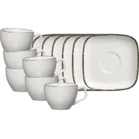 Ritzenhoff & Breker Casa Espressotassen mit Untertassen (80 ml,
