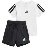 Adidas Essentials Kids T-Shirt-Set - White - Black -