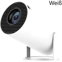 Montegoni Weißer HY300 PRO 4K-Projektor – Android 11, WiFi6,